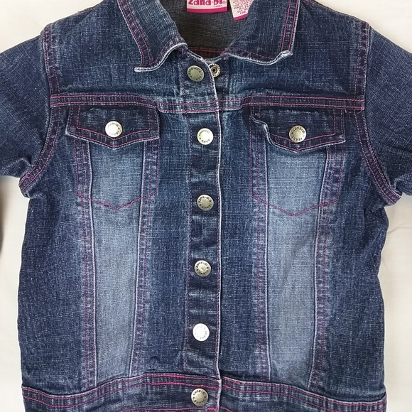 Zana-Di Girls Blue Jean Jacket Sz 6X - Picture 3 of 6